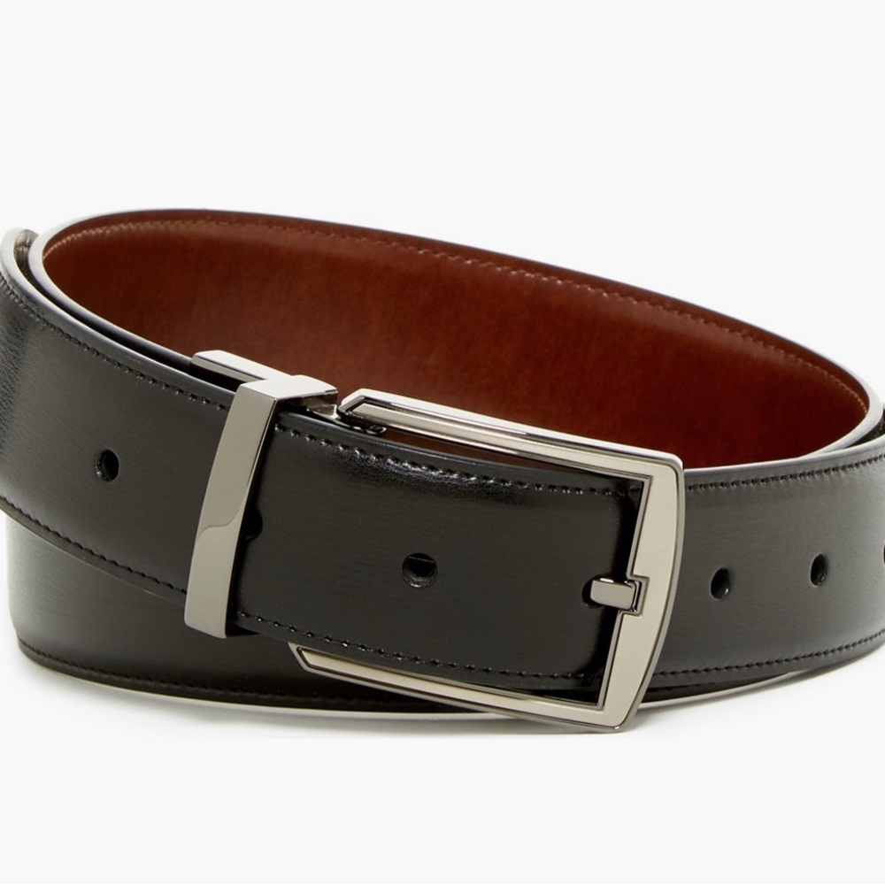 Original Penguin Reversible Leather Belt